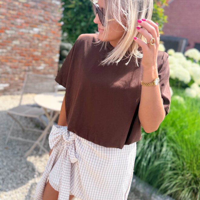 More than basic shirt brown
