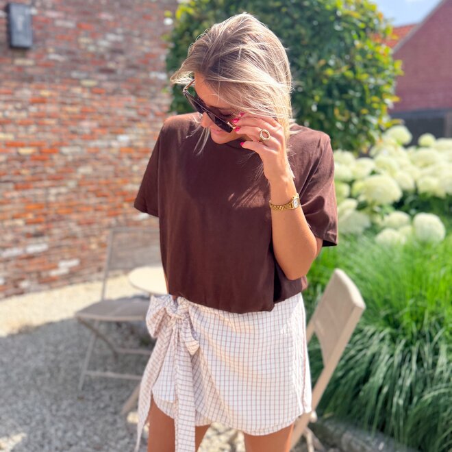 More than basic shirt brown