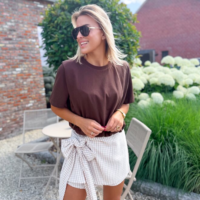 More than basic shirt brown
