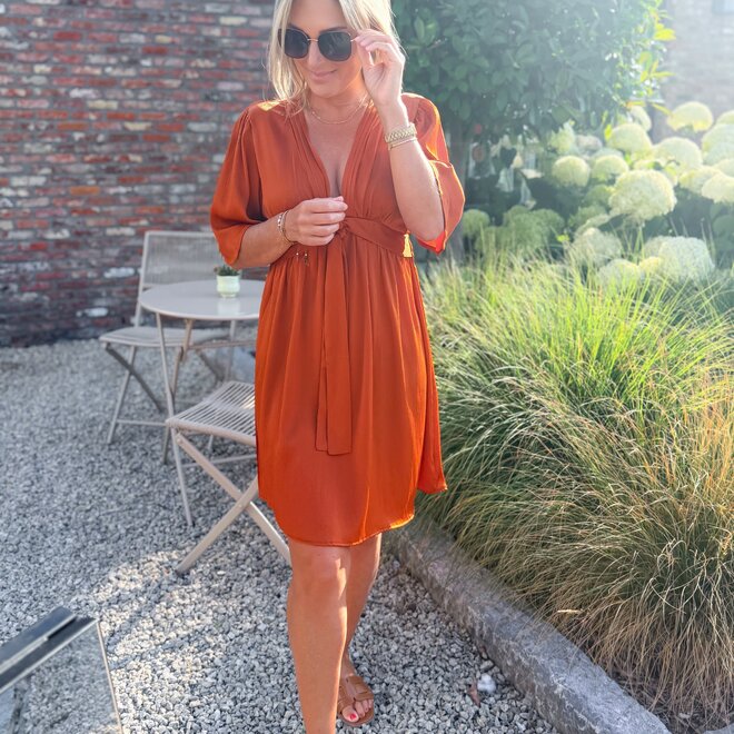 Fall evening dress