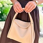The sunset nova purse beige