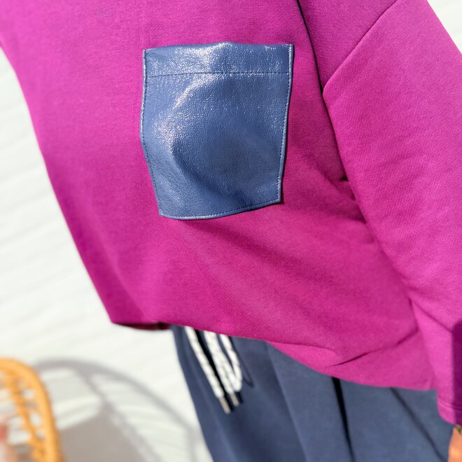 Pocket pullover Bordeaux
