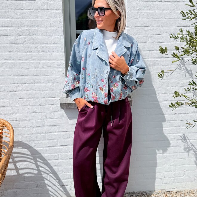 *The Lounge Pants Aubergine