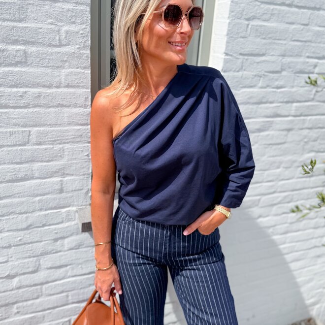 *Pinstripe Wide Leg