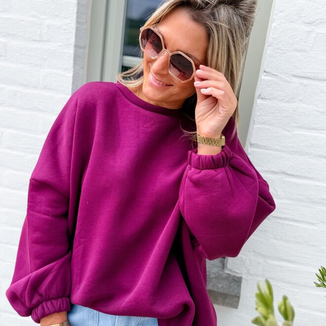 *Basic Bordeaux Sweater
