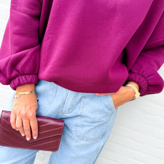 *Basic Bordeaux Sweater