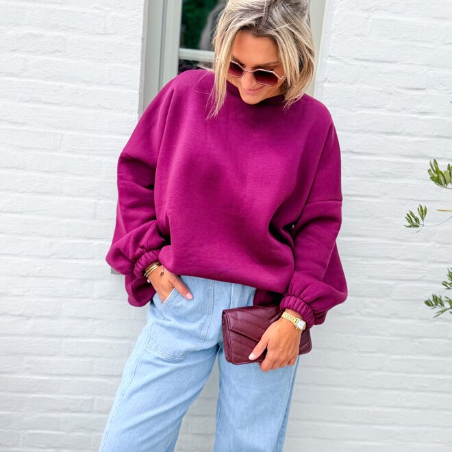 *Basic Bordeaux Sweater