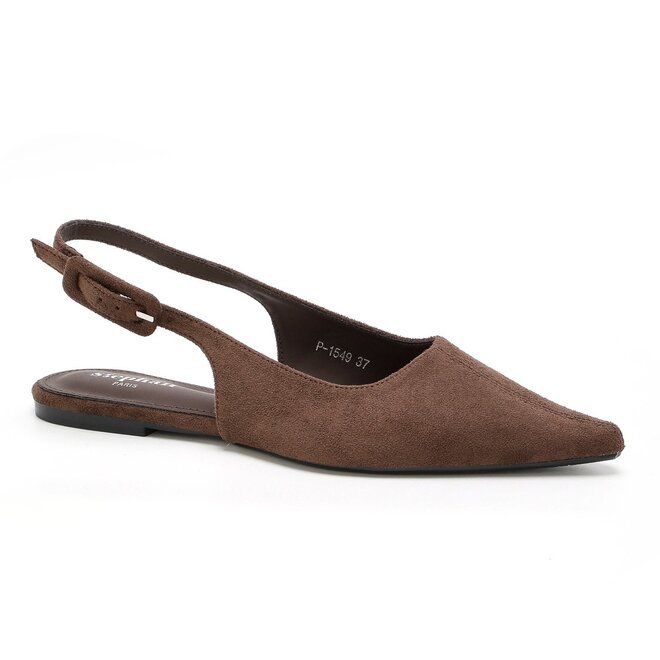 *Livia Slingback Brown
