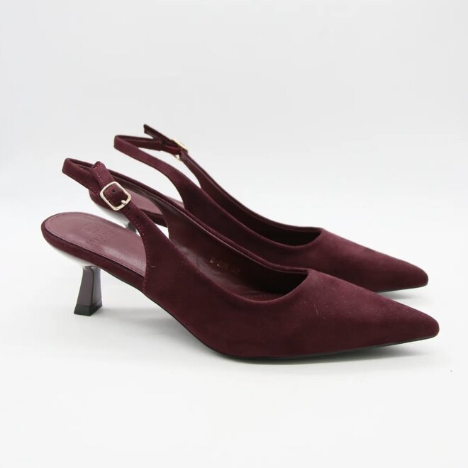 *Juliette Kitten Heel Burgundy