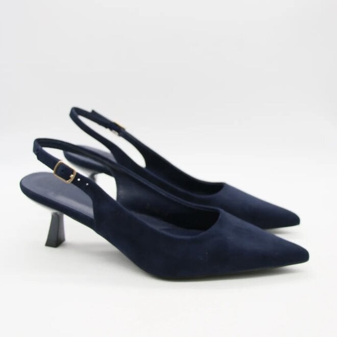 *Juliette Kitten Heel Blue