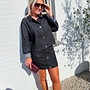 Denim Fall Skirt Blue