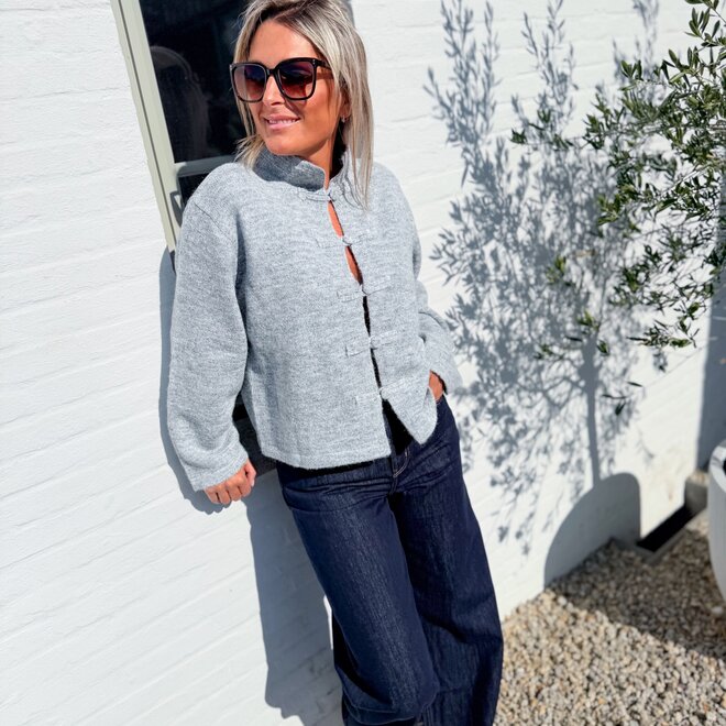*Kyoto Cardigan Grey