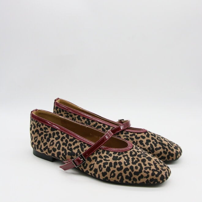 Leopard Ballerinas