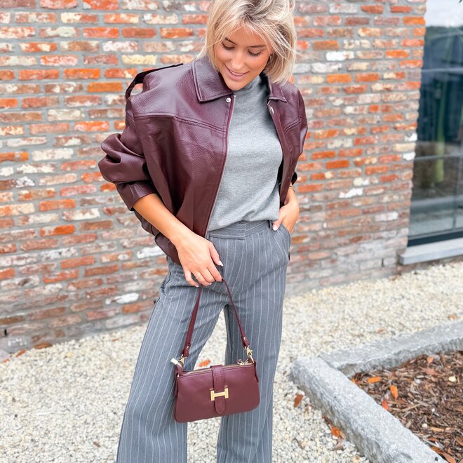*Autumn Pinstripe Trouser Grey