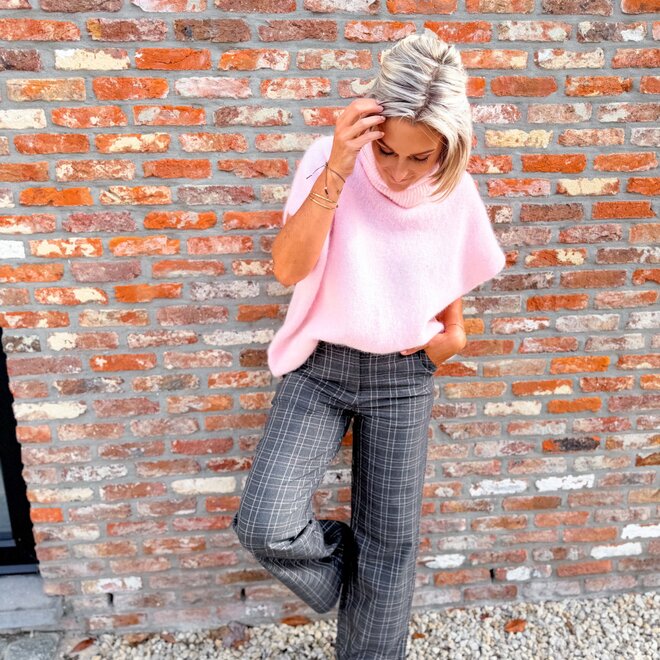 *The plaid trouser