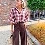 *Relaxed Wide Pants Brown