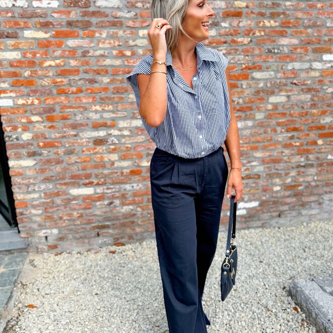 *Check it Blouse Marine