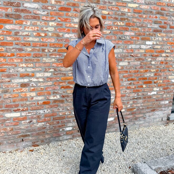 *Check it Blouse Marine