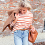* H Lederen Riem Camel 2 cm