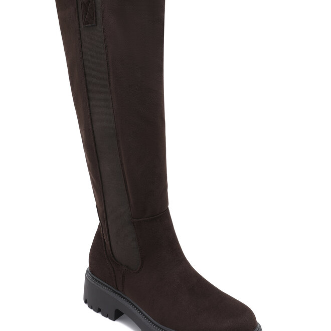 *Brown knee boot