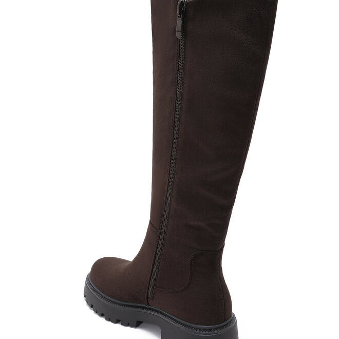 *Brown knee boot