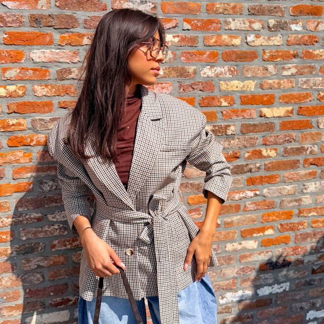* Hazel Check blazer