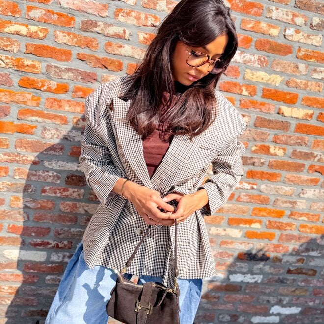 * Hazel Check blazer