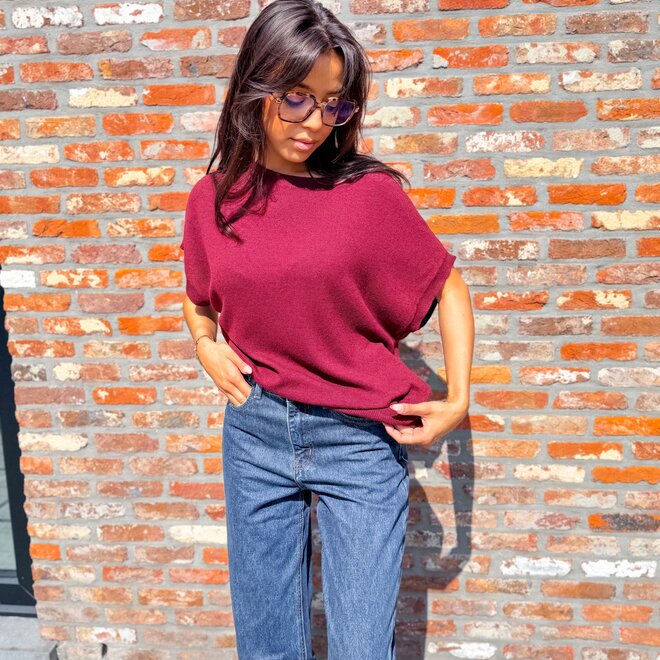 *Jane knit bordeaux