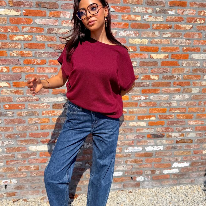 *Jane knit bordeaux
