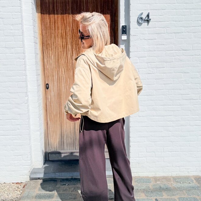 *Balloon suit trouser brown