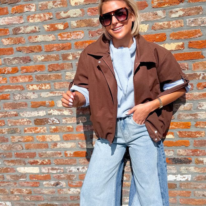 *Warm whisper jacket brown