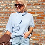 *Tie knit blue