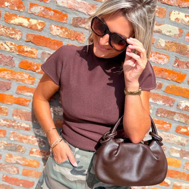 *Brown Essential Top