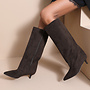 The low heel boots brown
