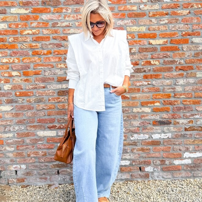 *Light Blue Balloon Jeans