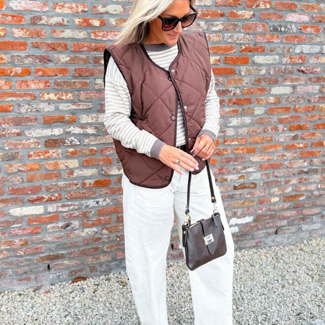 *The Everyday Puffer Gilet Brown