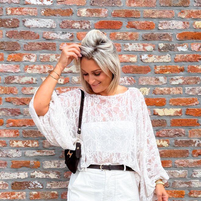 *First falling blouse beige