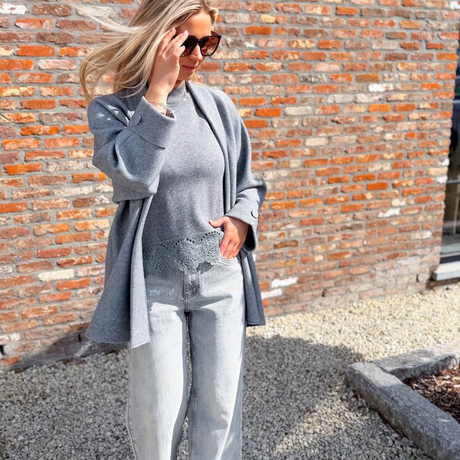 *Léonie Top Grey