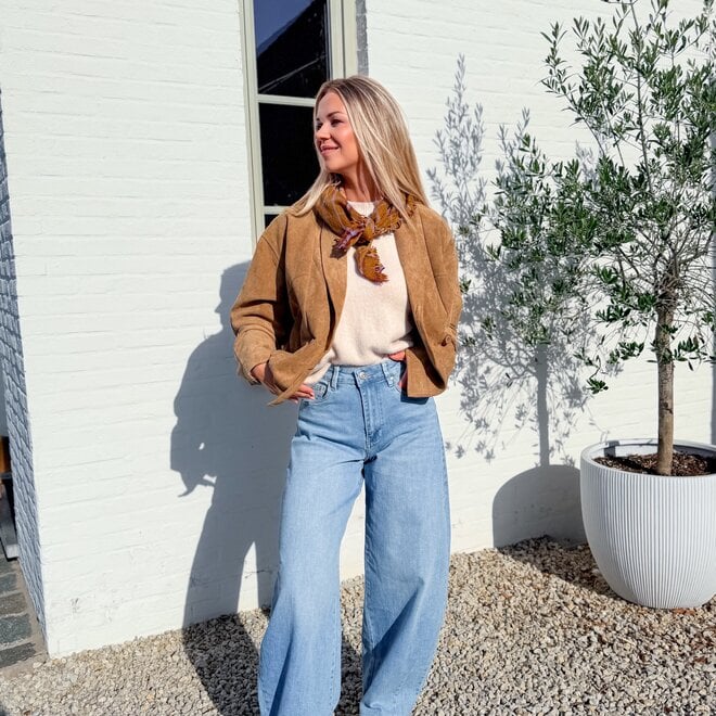 *Light Blue Balloon Jeans