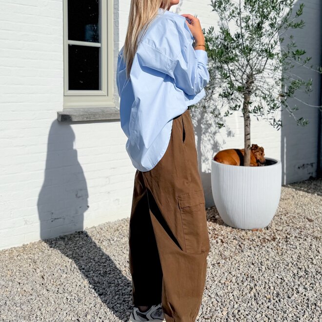 *The classic shirt blue