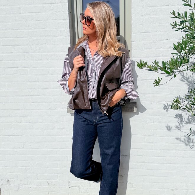 *The classic shirt stripe brown