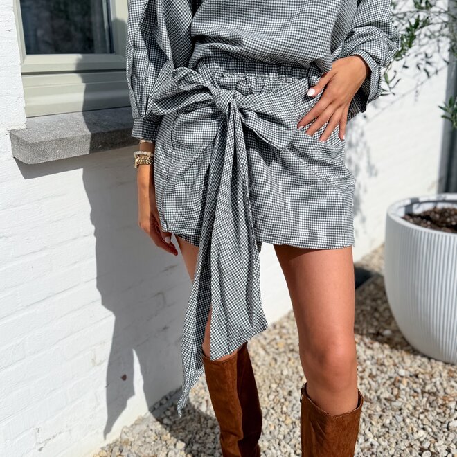 *Vichy skort green