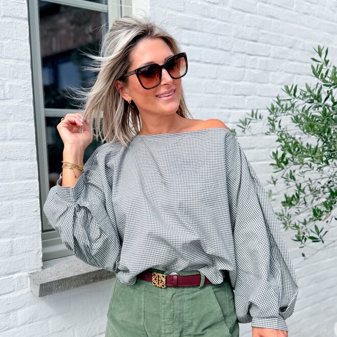 *Vichy top green