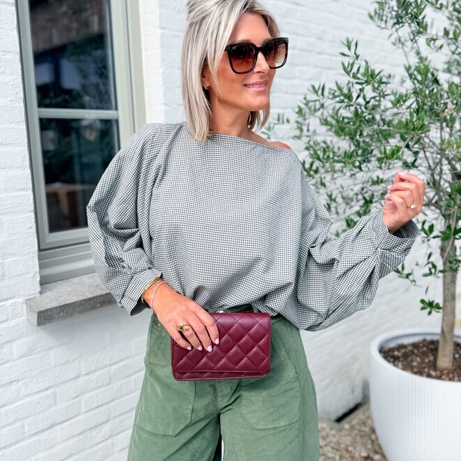 *Vichy top green