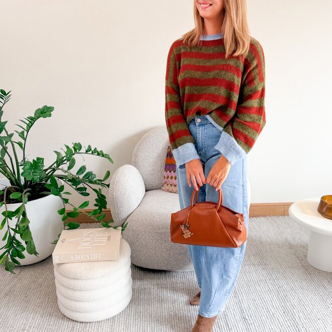 *Camille knit kaki/brown
