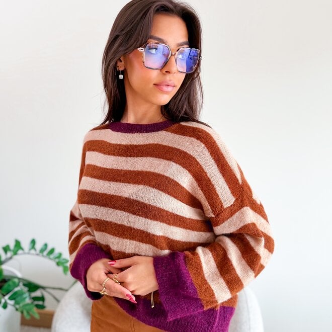 *Camille knit caramel