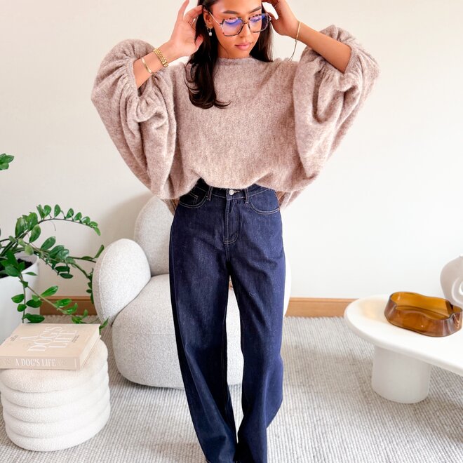 *Billie Barrel Dark Jeans
