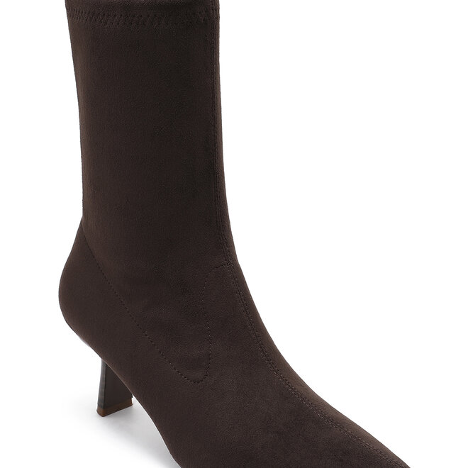 *Dark brown ankle boots