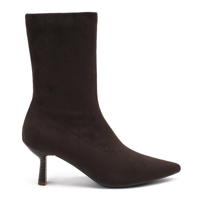 *Dark brown ankle boots