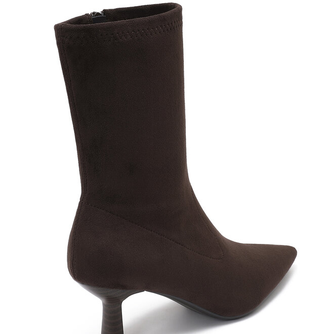 *Dark brown ankle boots